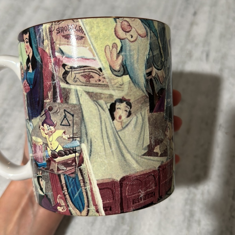 Disneystore Snow White Collage Mug